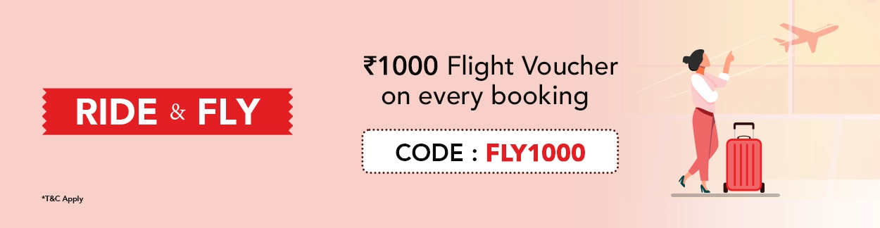 Ride n Fly Bus Booking Offer