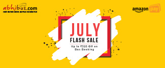 July Flash Sale - Upto Rs.325 Off on Bus Booking using Amazon Pay July Flash Sale - Upto Rs.325 Off on Bus Booking using Amazon Pay
