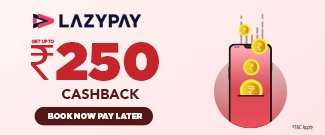 Rs.250 cashback with LazyPay