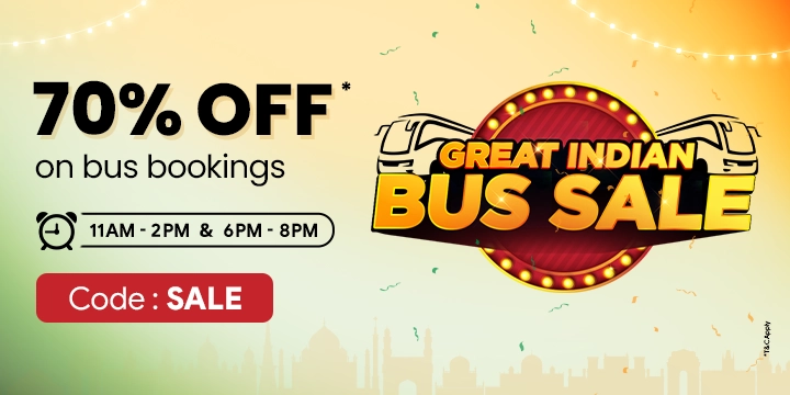 The Great Indian Bus Sale – 70% Off