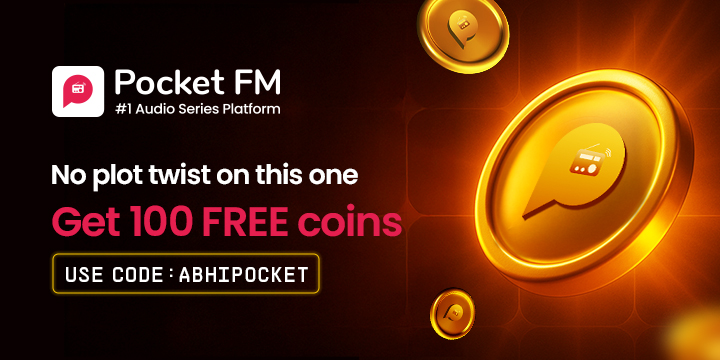 Get 100 free coins : Pocket FM