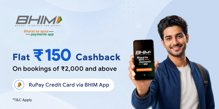 Get ₹150 Cashback with BHIM UPI RuPay Credit Card Get ₹150 Cashback with BHIM UPI RuPay Credit Card