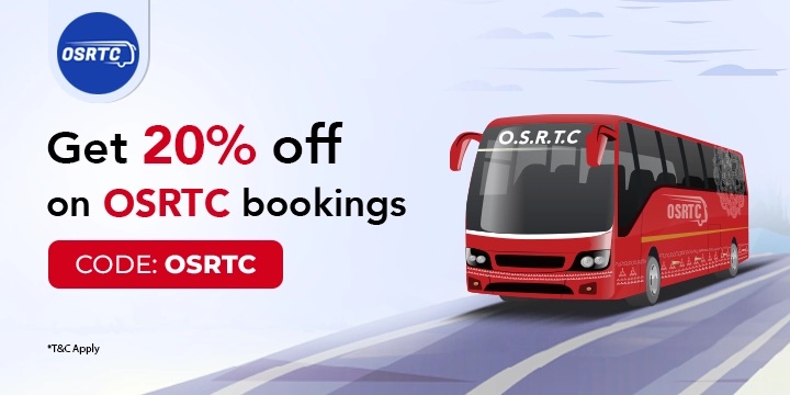 Get 20% OFF on OSRTC bookings
