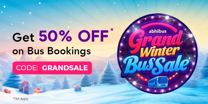 Get 50% OFF* on 1st Booking