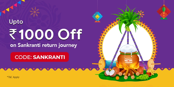 Sankranti Utsav: Win Free Bus Vouchers up to ₹1000!