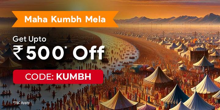 Maha Kumbh Travel Sale: Get up to ₹ 500 OFF on your first bus booking 