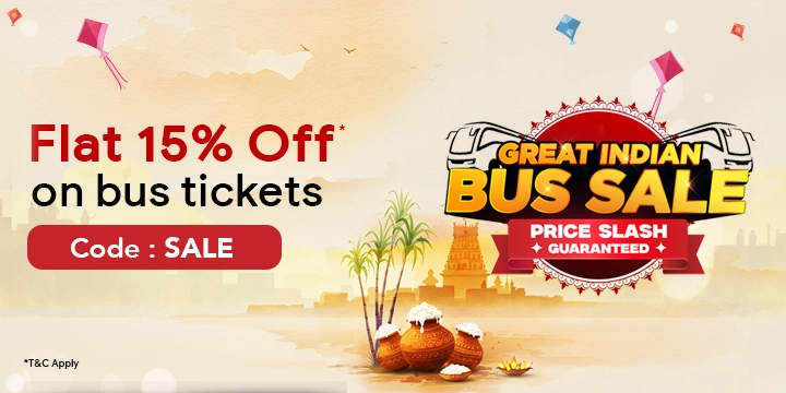 This Sankranti Get 15% OFF On Bus Booking