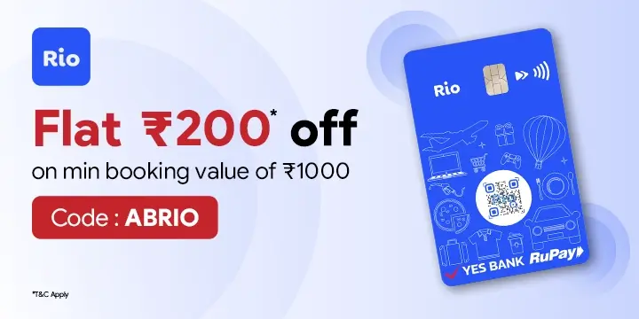 Flat ₹200 Off via Rio Money Credit Card