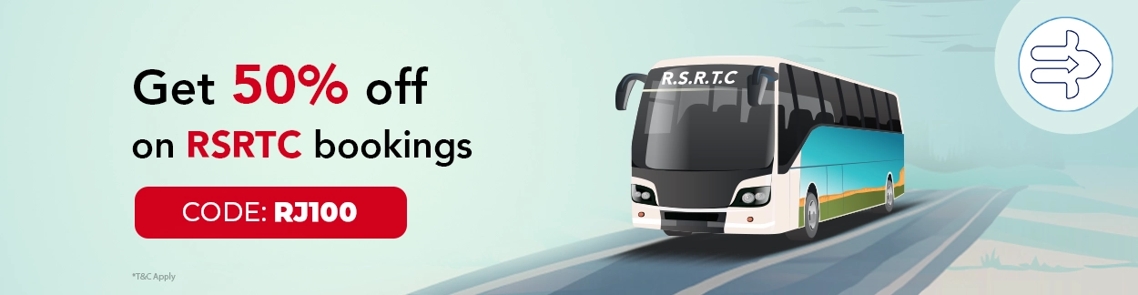 RSRTC Bus Booking Offers