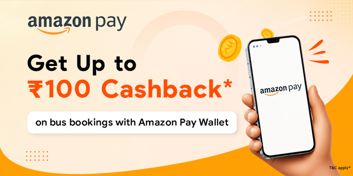 Get Up to ₹100 Cashback on Bus Bookings