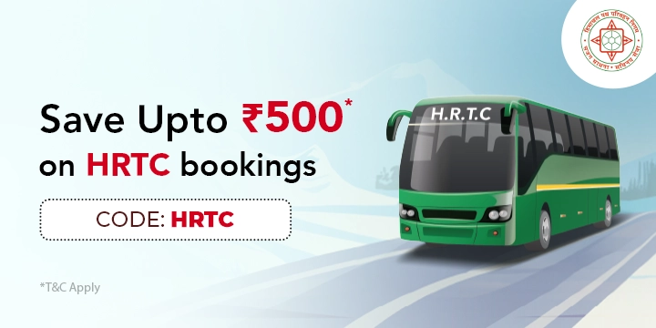 Save upto Rs.500 on HRTC Bookings