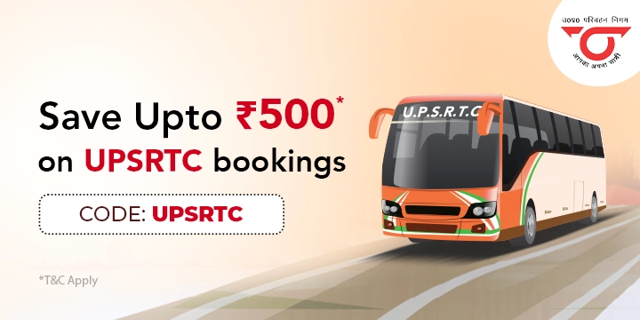 Save upto Rs.500 on UPSRTC bookings