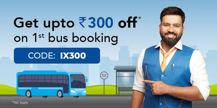 Get up to Rs.300 off on your first booking