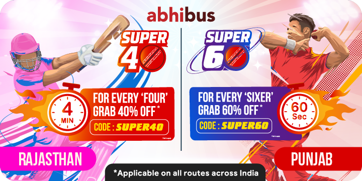 Get up to Rs. 600 Off on your booking | Rajasthan vs Punjab