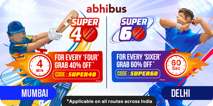 Get up to Rs. 600 Off on your booking | Mumbai vs Delhi