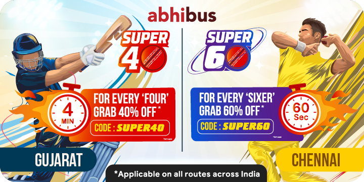 Get up to Rs. 600 Off on your booking | Gujarat vs Chennai
