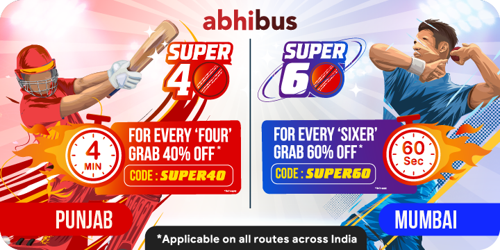 Get up to Rs. 600 Off on your booking | Punjab vs Mumbai