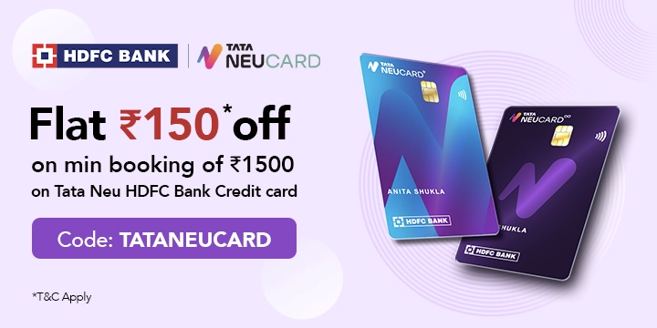 Get Rs. 150 OFF with Tata Neu Credit Card