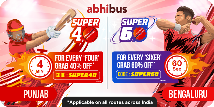 Get up to Rs. 600 Off on your booking | Punjab vs Bangalore