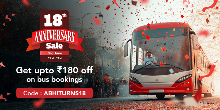 Get up to Rs.180 Off on 1st Booking