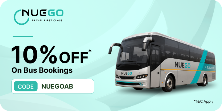Get 10% OFF* on Nuego Bus bookings